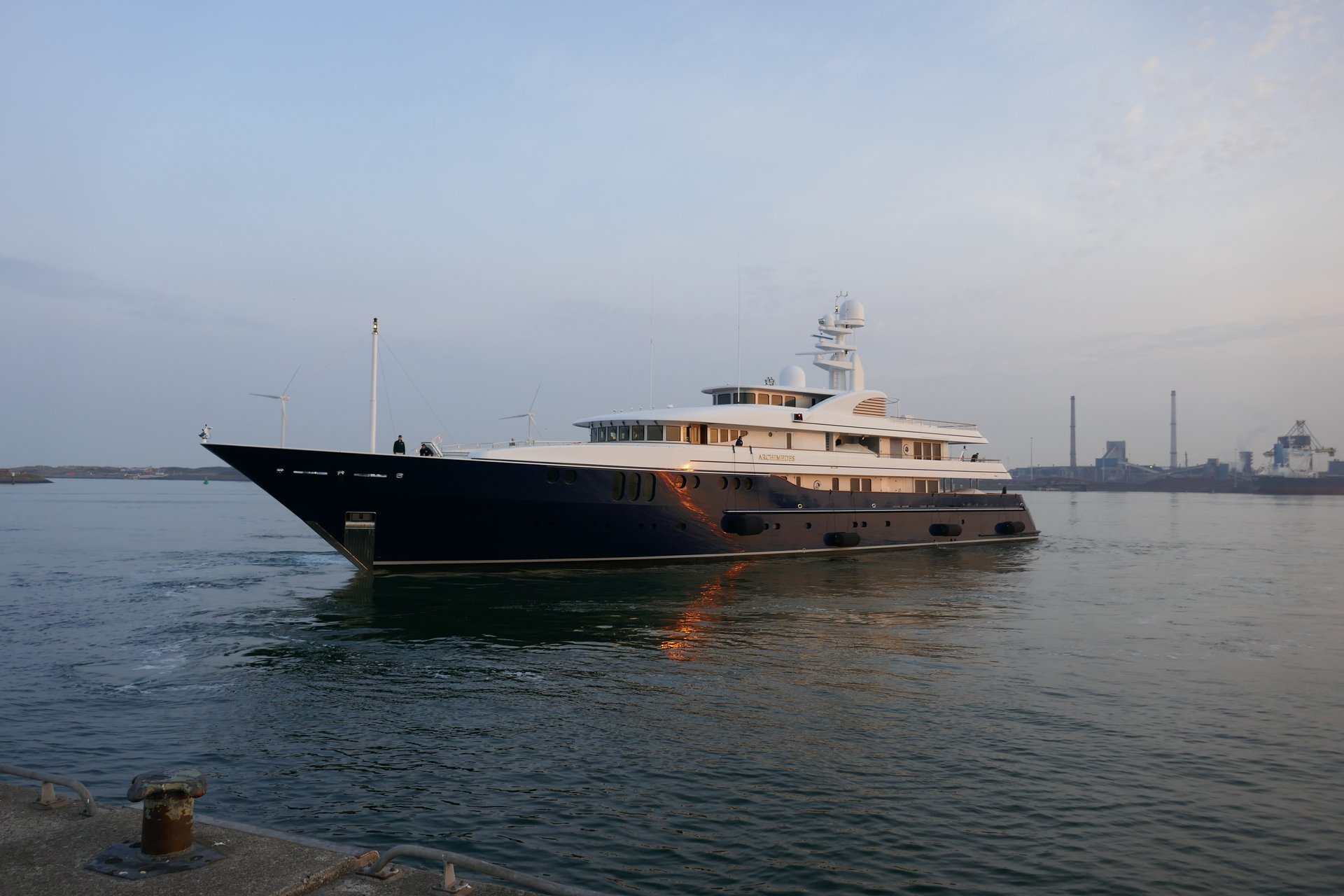 Feadship Archimedes Arrives In Holland 02