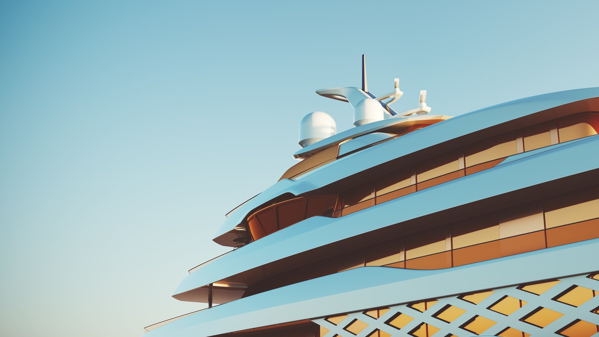 Feadship Project FG design side view