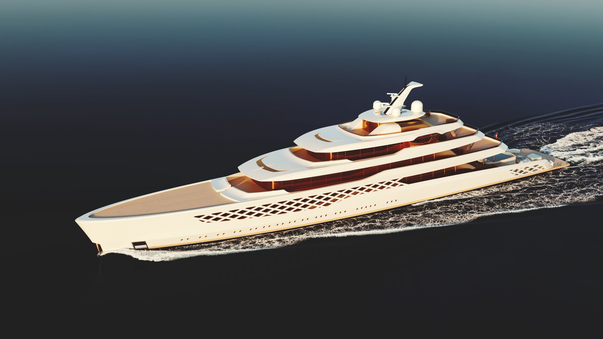 Feadship Project FG design running shot