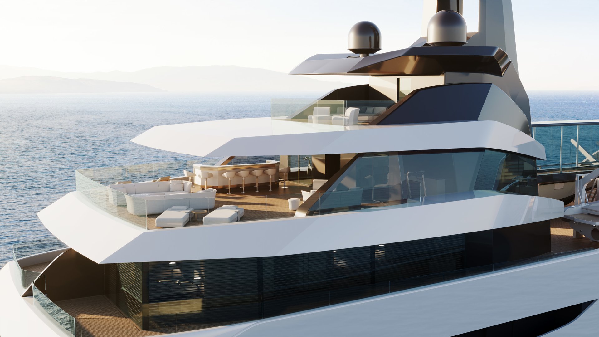 Feadship x Eidsgaard concept EXPV AFT Close Up