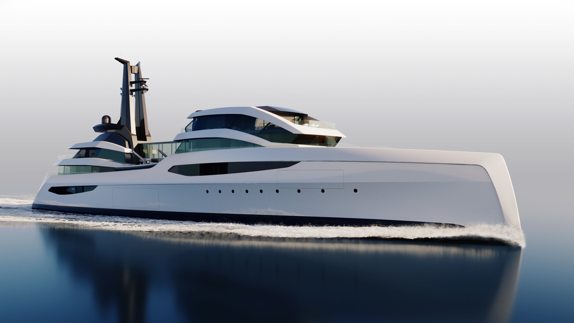 Feadship x Eidsgaard concept EXPV Running Shot 1