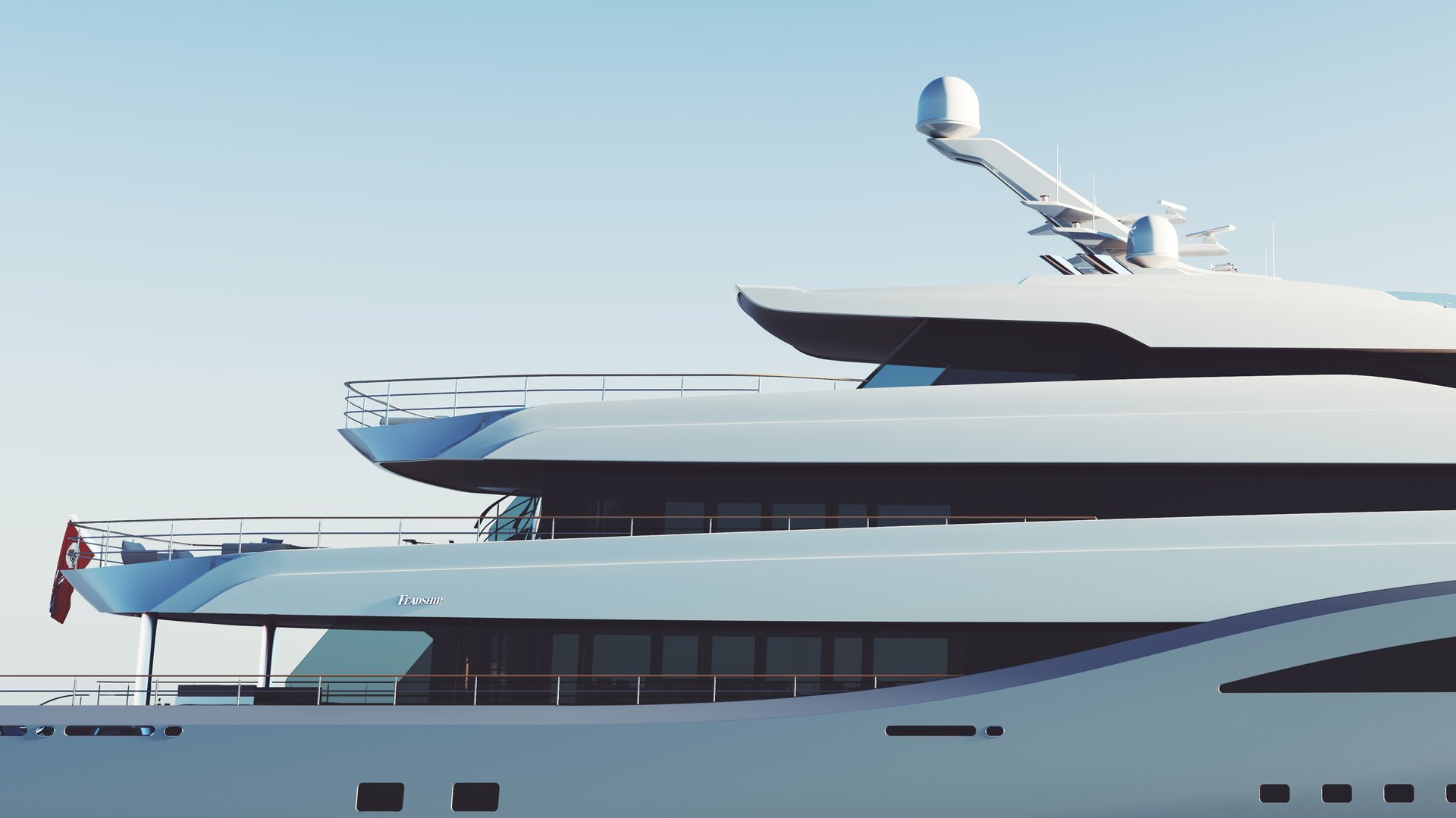 Feadship freedom design - side view