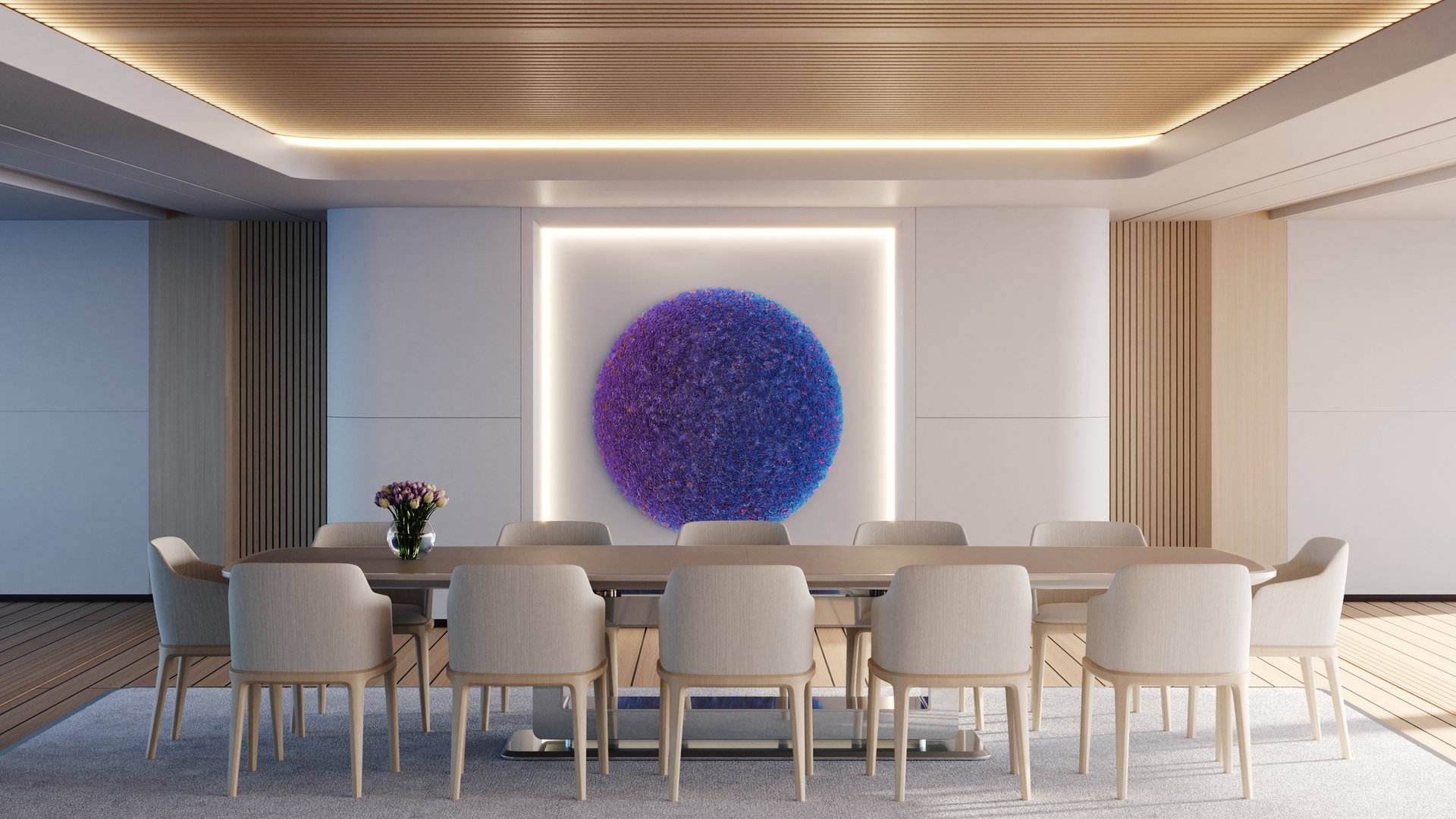 Feadship concept Pure - dining lounge 2