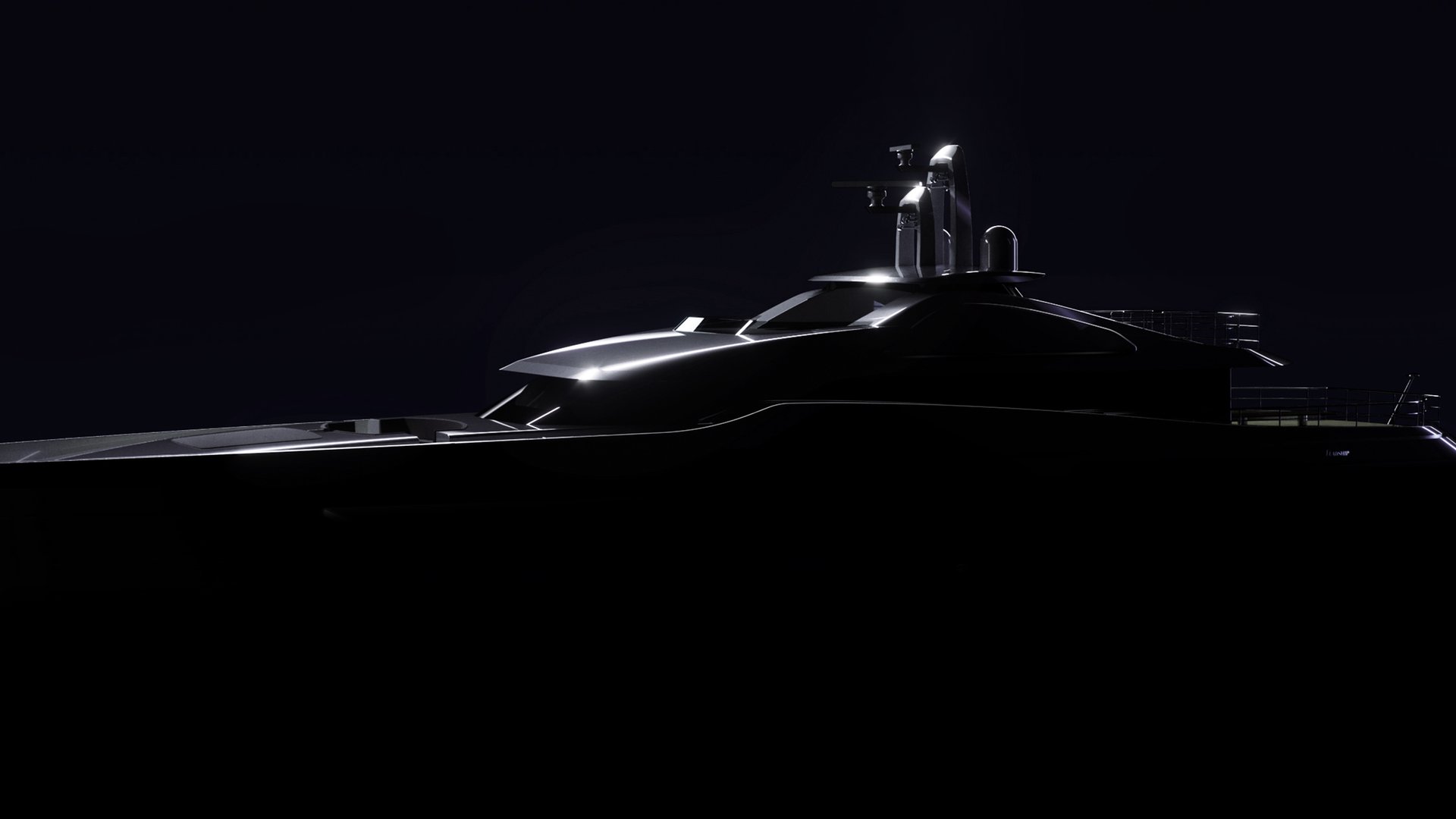 Feadship Unveils - Project 3026 -  dark