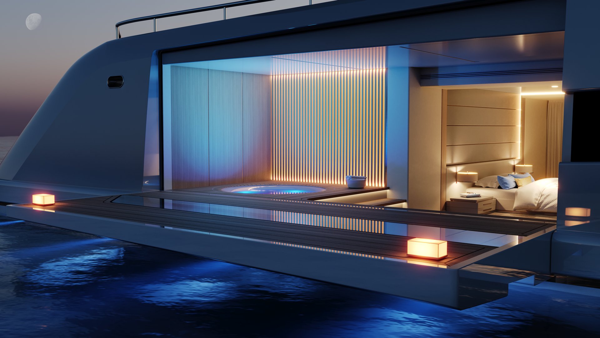 Feadship Unveils - Project 3026 - stateroom