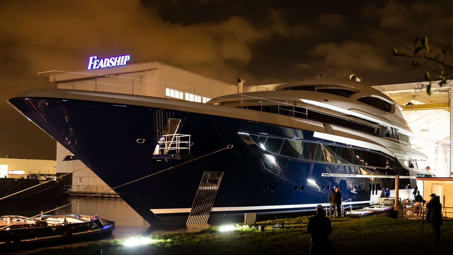 Feadship Project 705 comes into the light