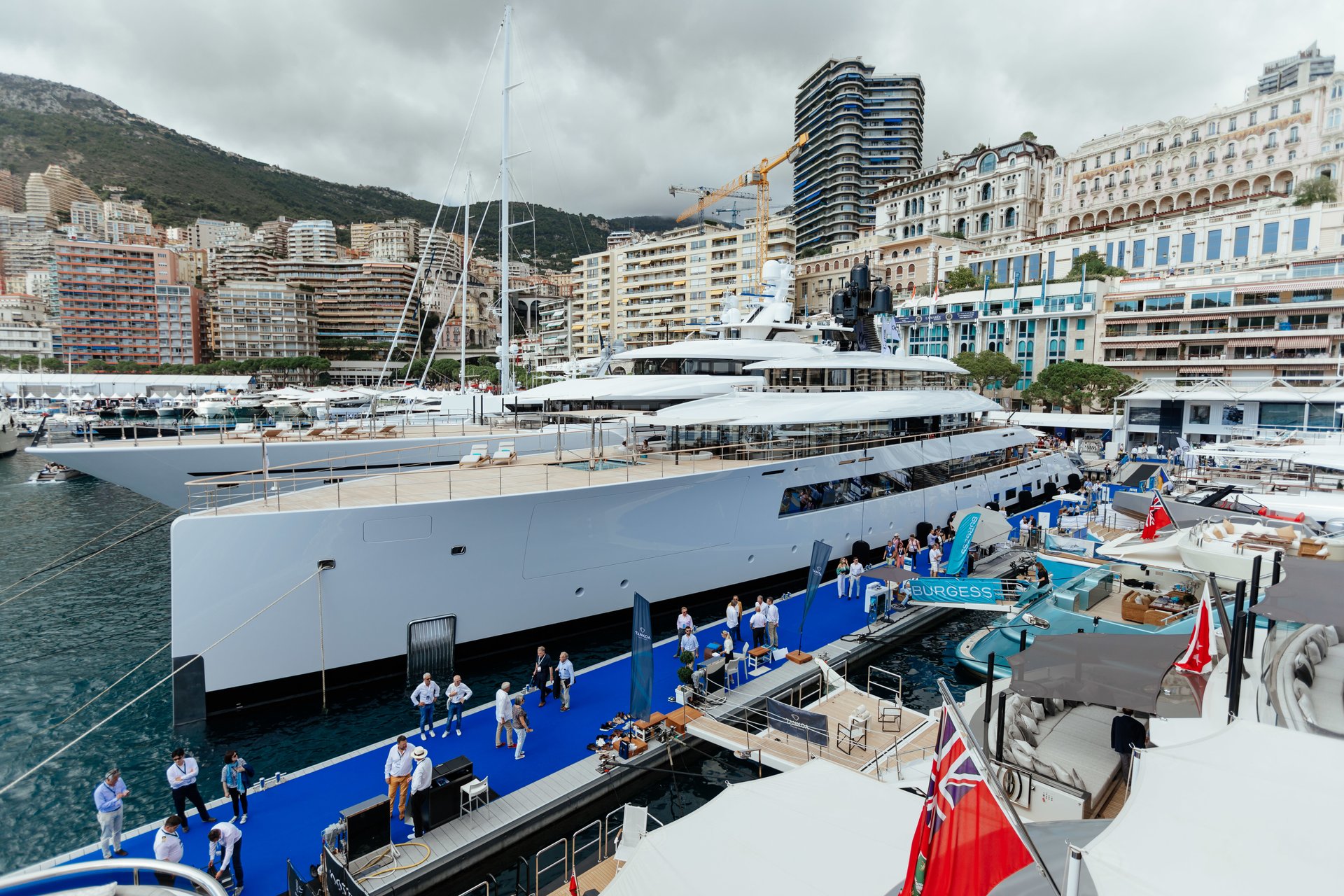 Feadship SYZYGY 818 at the Monaco Yacht show 2019
