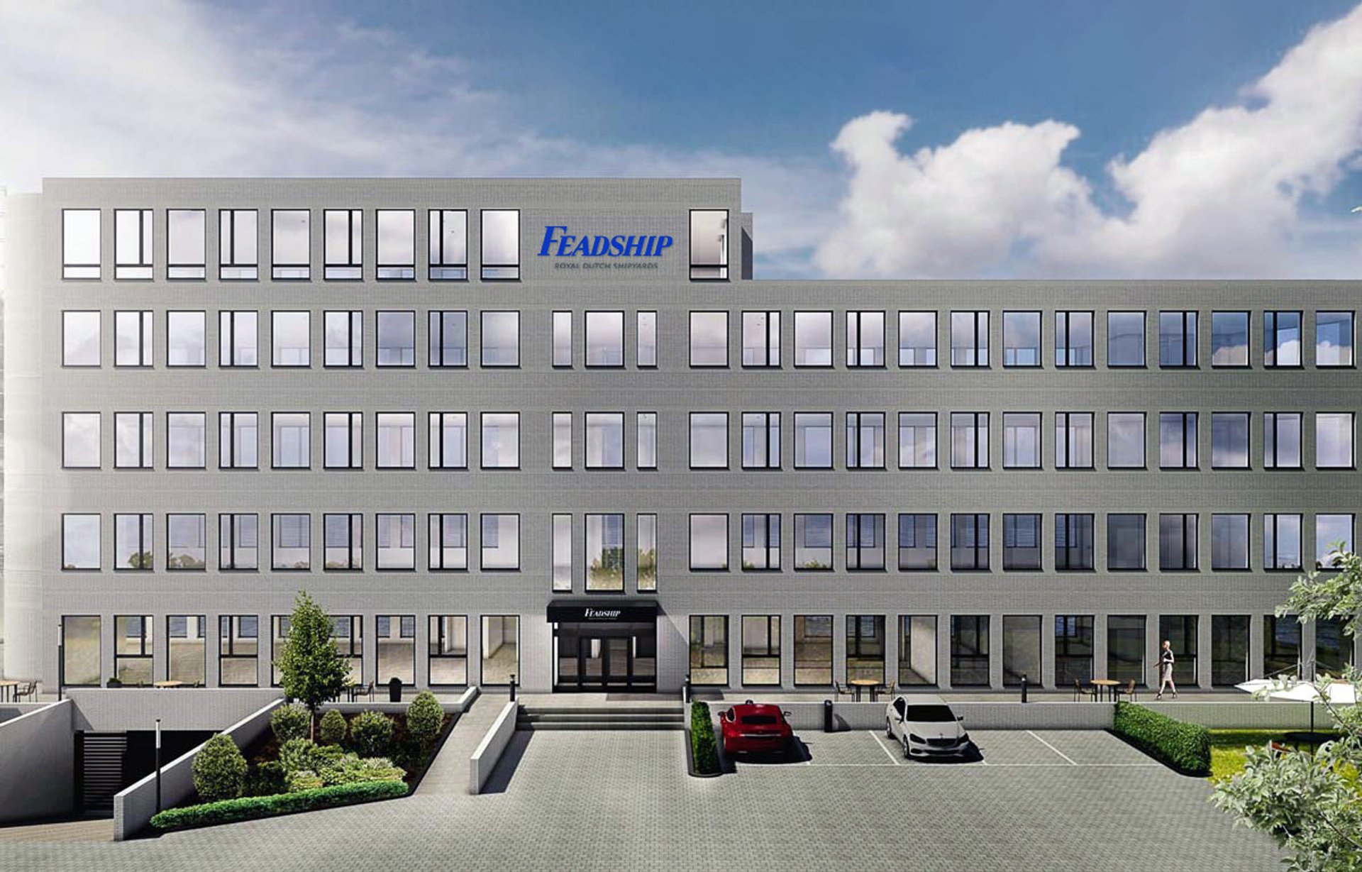 Feadship office building hoofddorp impression