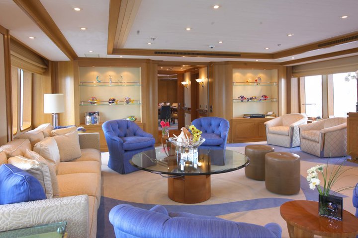 64 April Fool Interior Main Deck Lounge