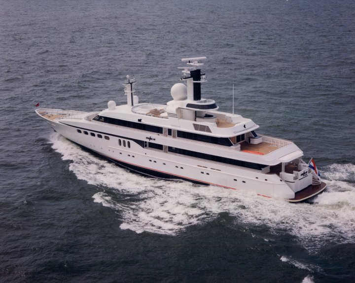 Superyachtfan: Mylin IV, Feadship, Royal Van Lent, 61 meter, 1992