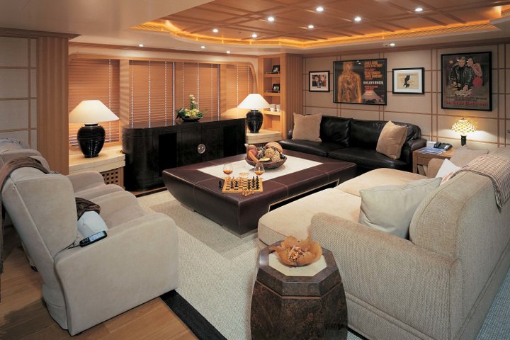 118 High Chaparral Interior Main Deck Lounge
