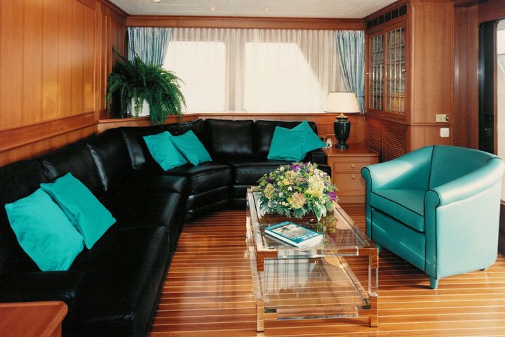 235 White Rabbit Interior Boat Deck Lounge