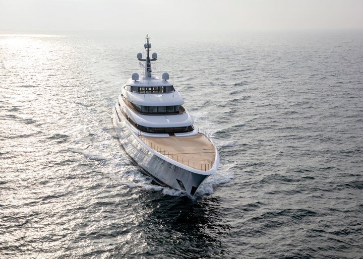 Feadship superyachts Faith and Symphony in Monaco