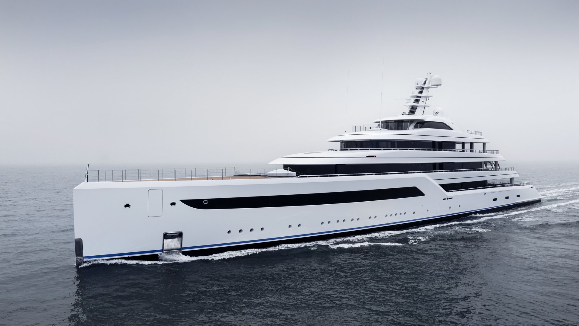 Feadship Zen during her Sea trials