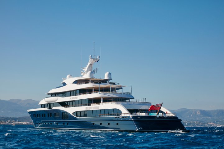 Symphony new Feadship101 mtr Super Mega Yacht Royal van Lent de