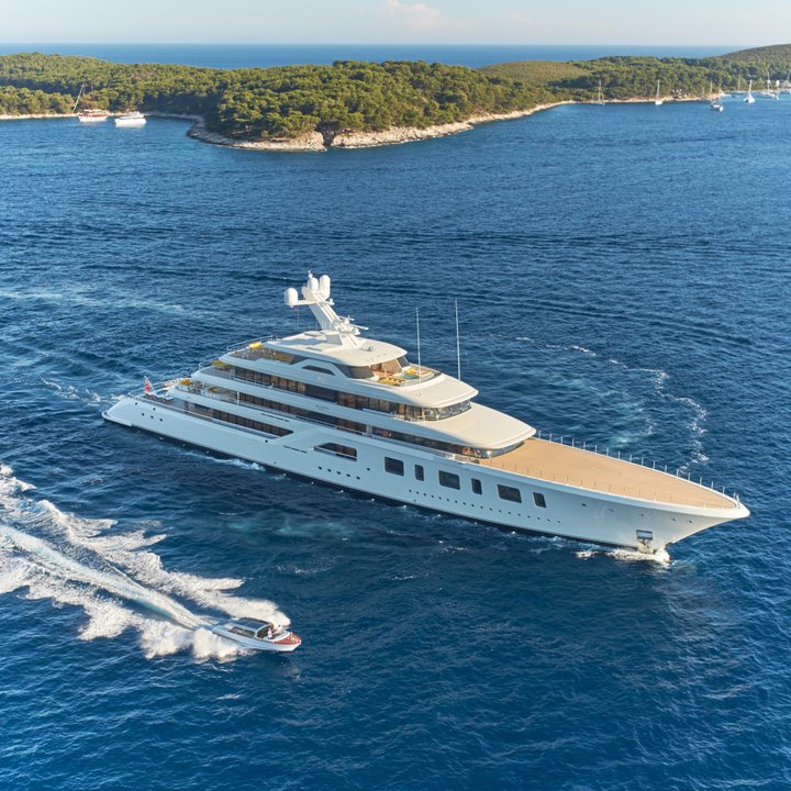 Aquarius Yacht, 92m Feadship