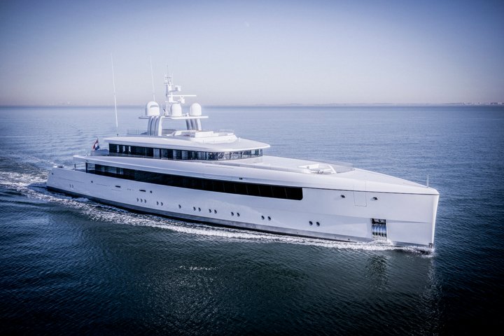 Feadship launches its second largest fully aluminium yacht 'Najiba