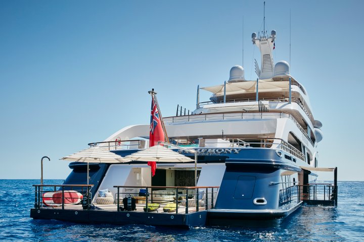 Symphony new Feadship101 mtr Super Mega Yacht Royal van Lent de