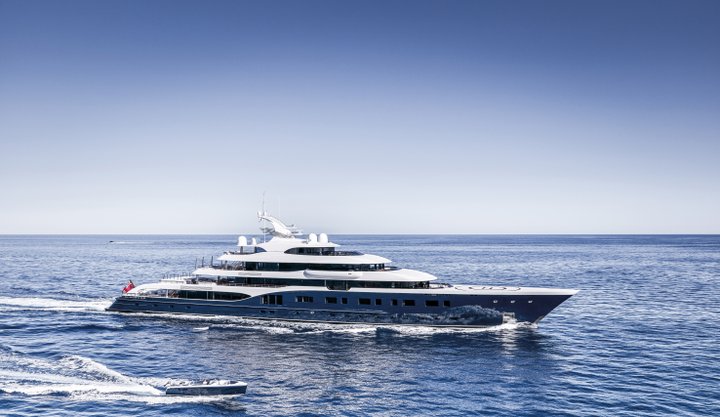 Symphony new Feadship101 mtr Super Mega Yacht Royal van Lent de